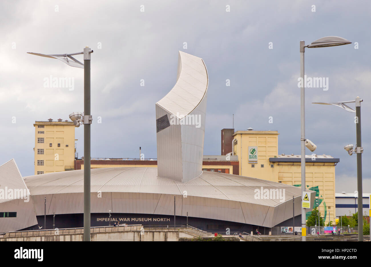 Imperial War Museum, Salford Quays, Salford, Greater Manchester, Regno Unito Foto Stock