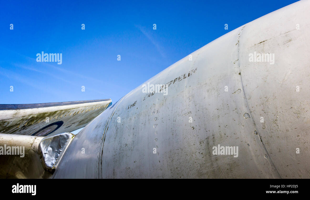 Sezioni ala del Blackburn Buccaneer Foto Stock