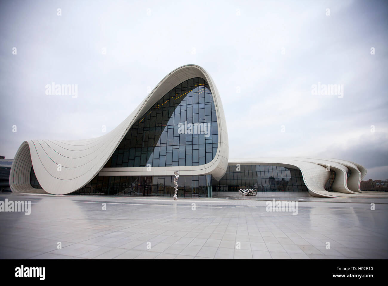 Haydar Aliyev centro culturale, Baku, Azerbaijan Foto Stock