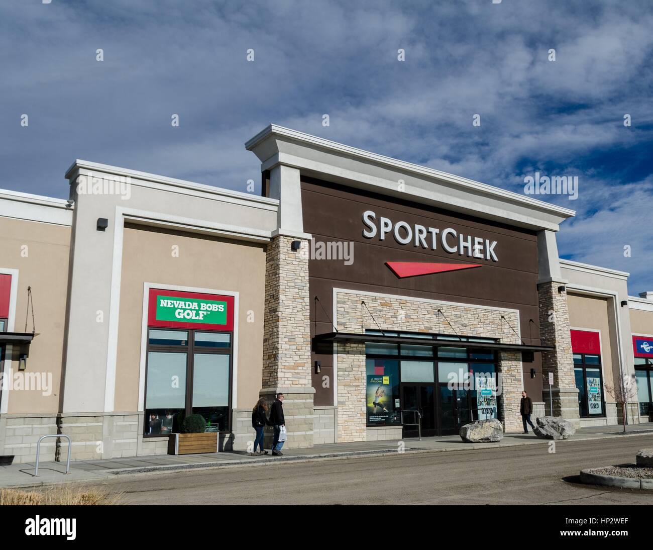 Un Sportchek retail store in Calgary, Alberta, Canada. Foto Stock