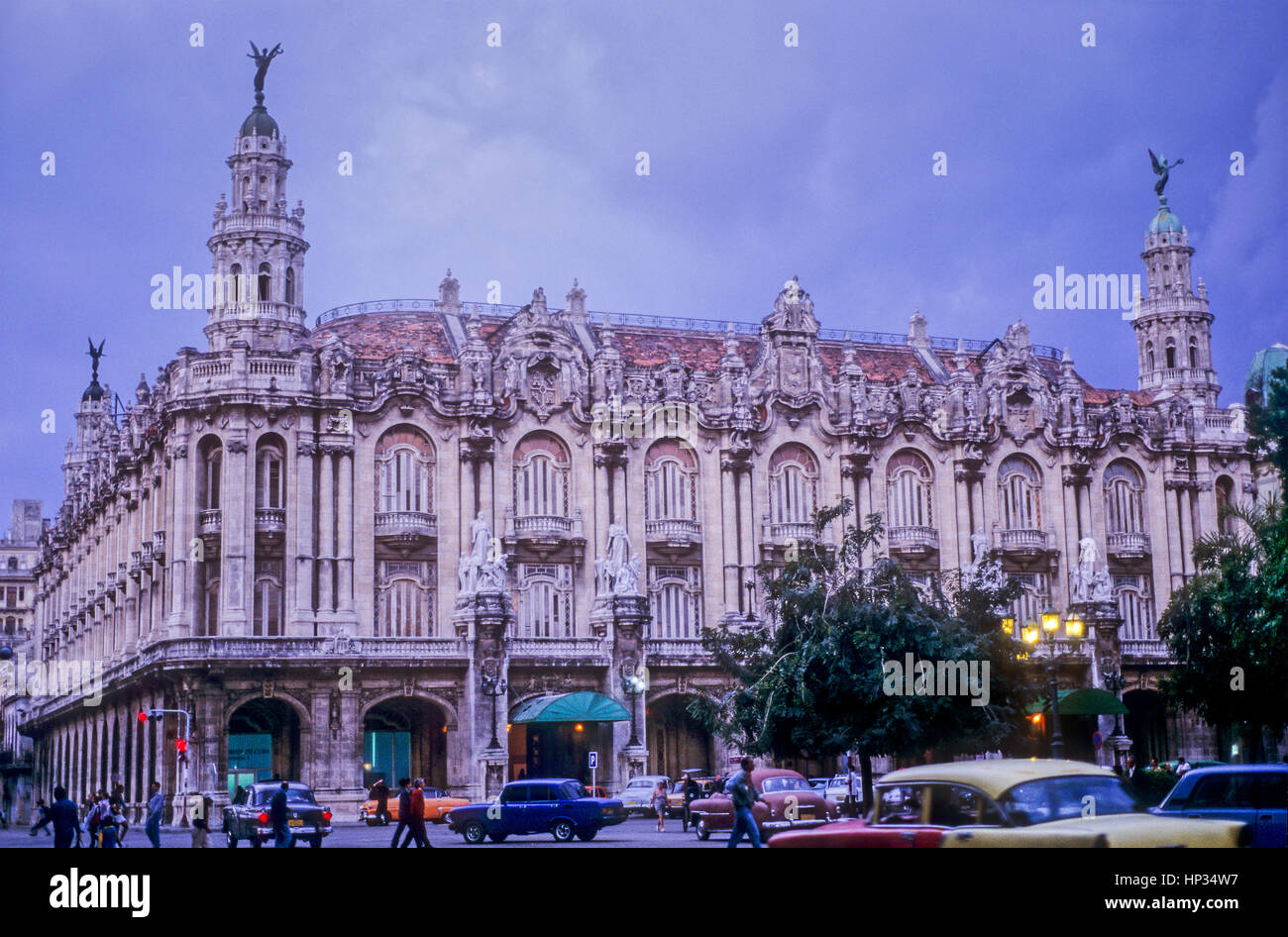 Gran Teatro de la Habana 'Alicia Alonso, il Gran Teatro Alicia Alonso di l'Avana, il quartiere Centro Habana, la Habana, Foto Stock