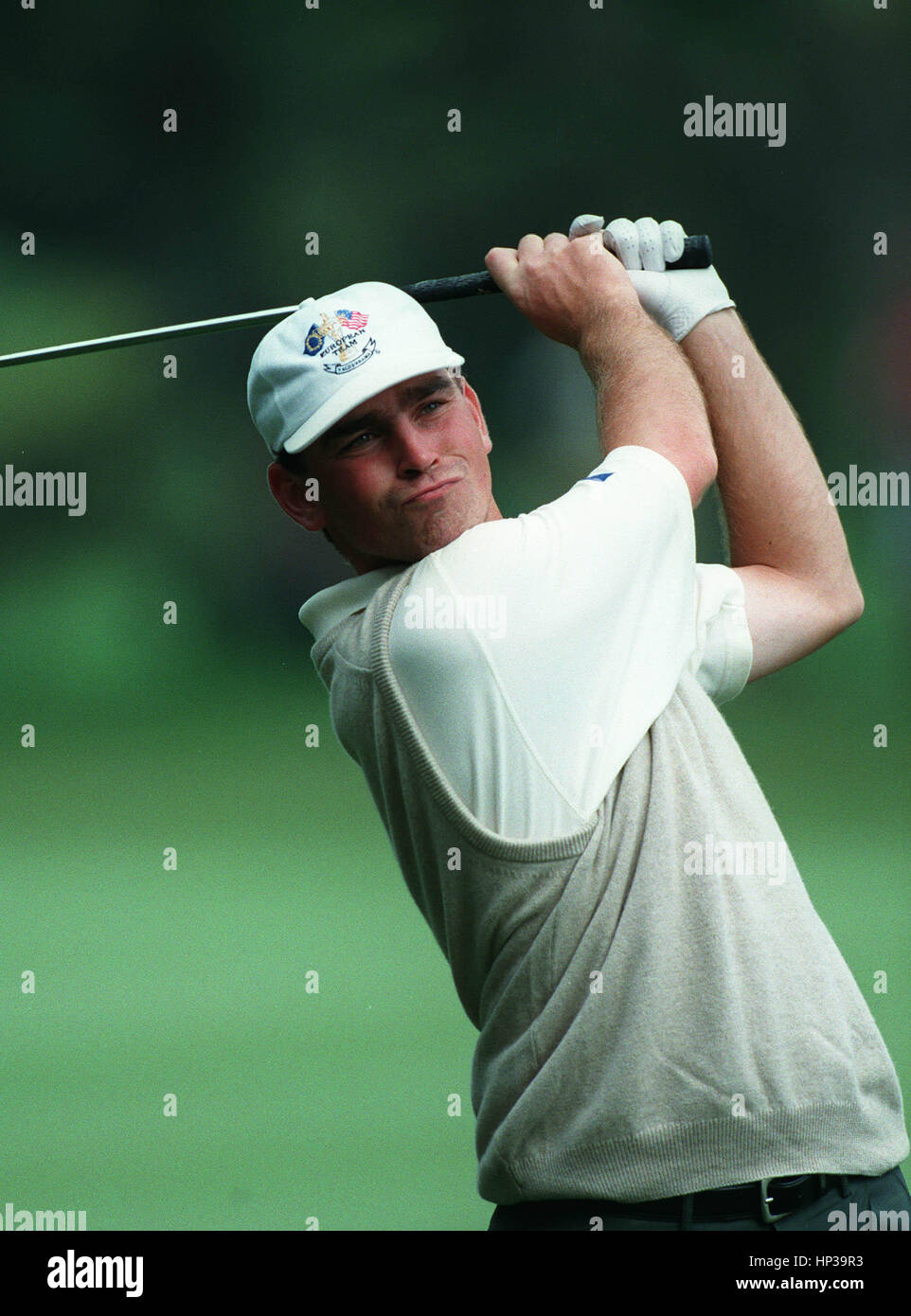 THOMAS BJORN RYDER CUP VALDERRAMA SPAGNA 28 Settembre 1997 Foto Stock