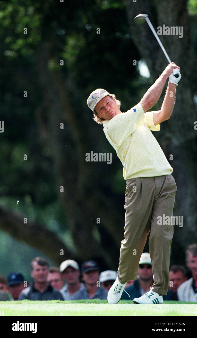 BERNHARD LANGER RYDER CUP VALDERRAMA SPAGNA 29 Settembre 1997 Foto Stock