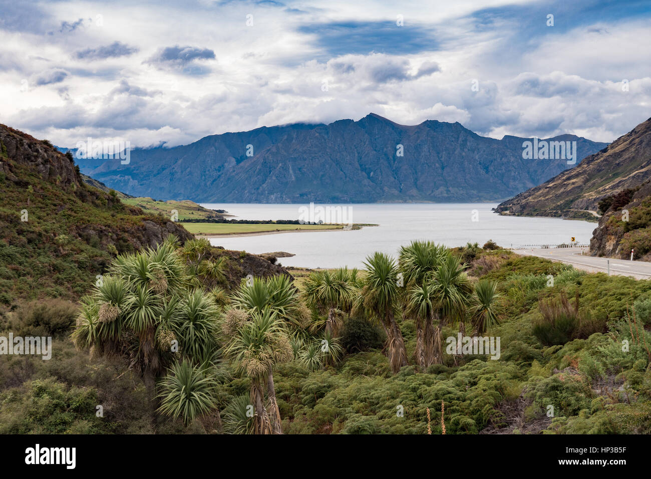 Lago Hawae, Regione di Otago, South Island, in Nuova Zelanda. Foto Stock