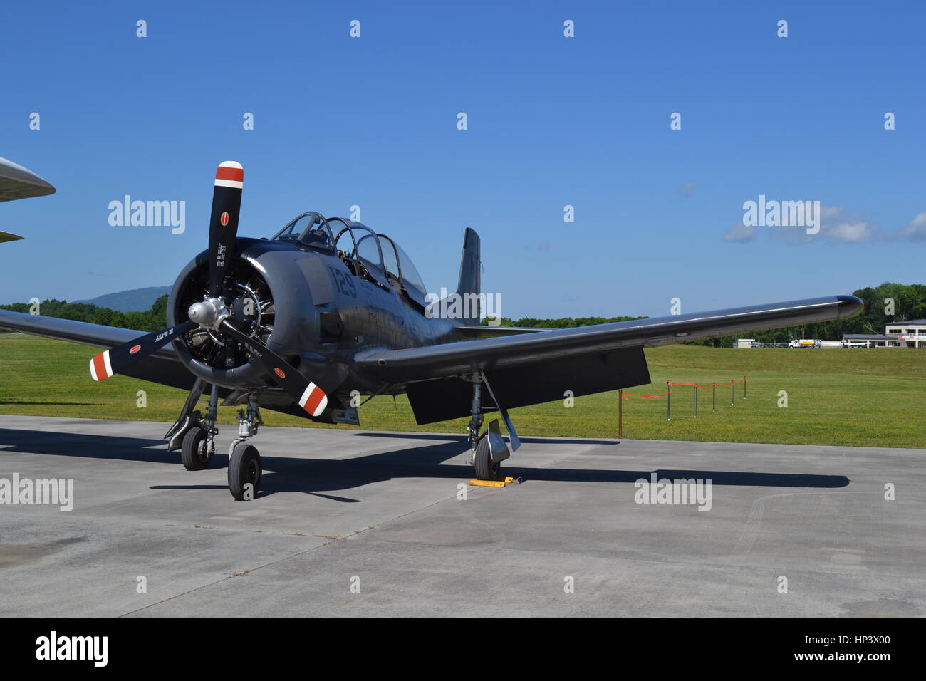 La North American Aviation T-28 Trojan trainer Foto Stock