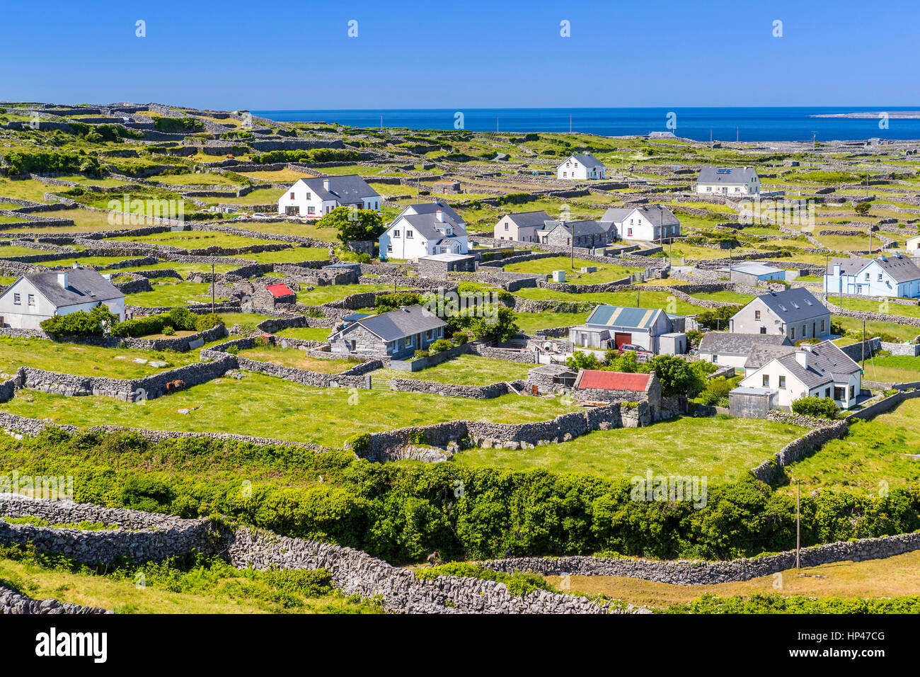 Inis Oirr, nella contea di Galway, Irlanda, Europa. Foto Stock