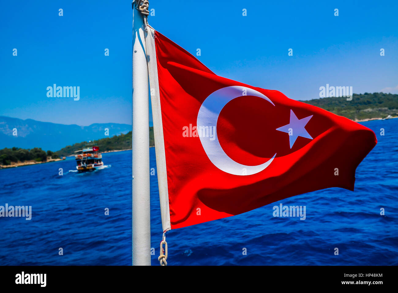 Bandiera Di Calcio Della Turchia Illustrazione Vettoriale