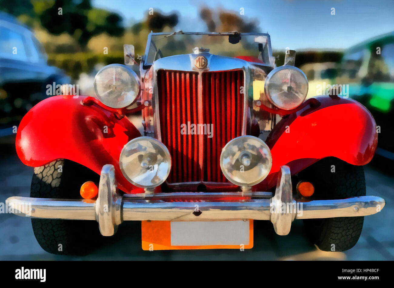 1951 MG TD Foto Stock