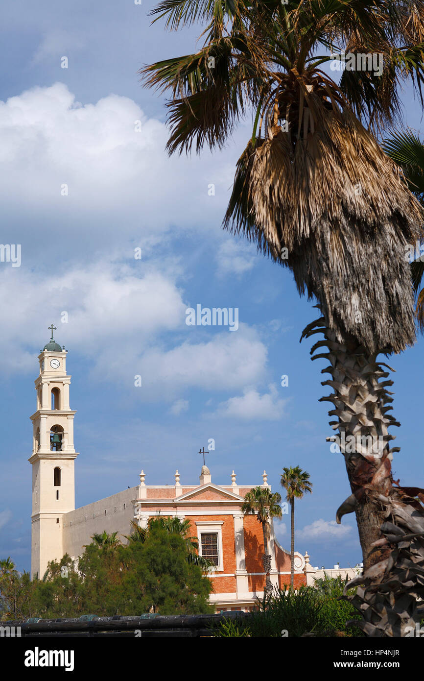 La chiesa di san Pietro nella città vecchia, tel aviv-yafo, Israele Foto Stock
