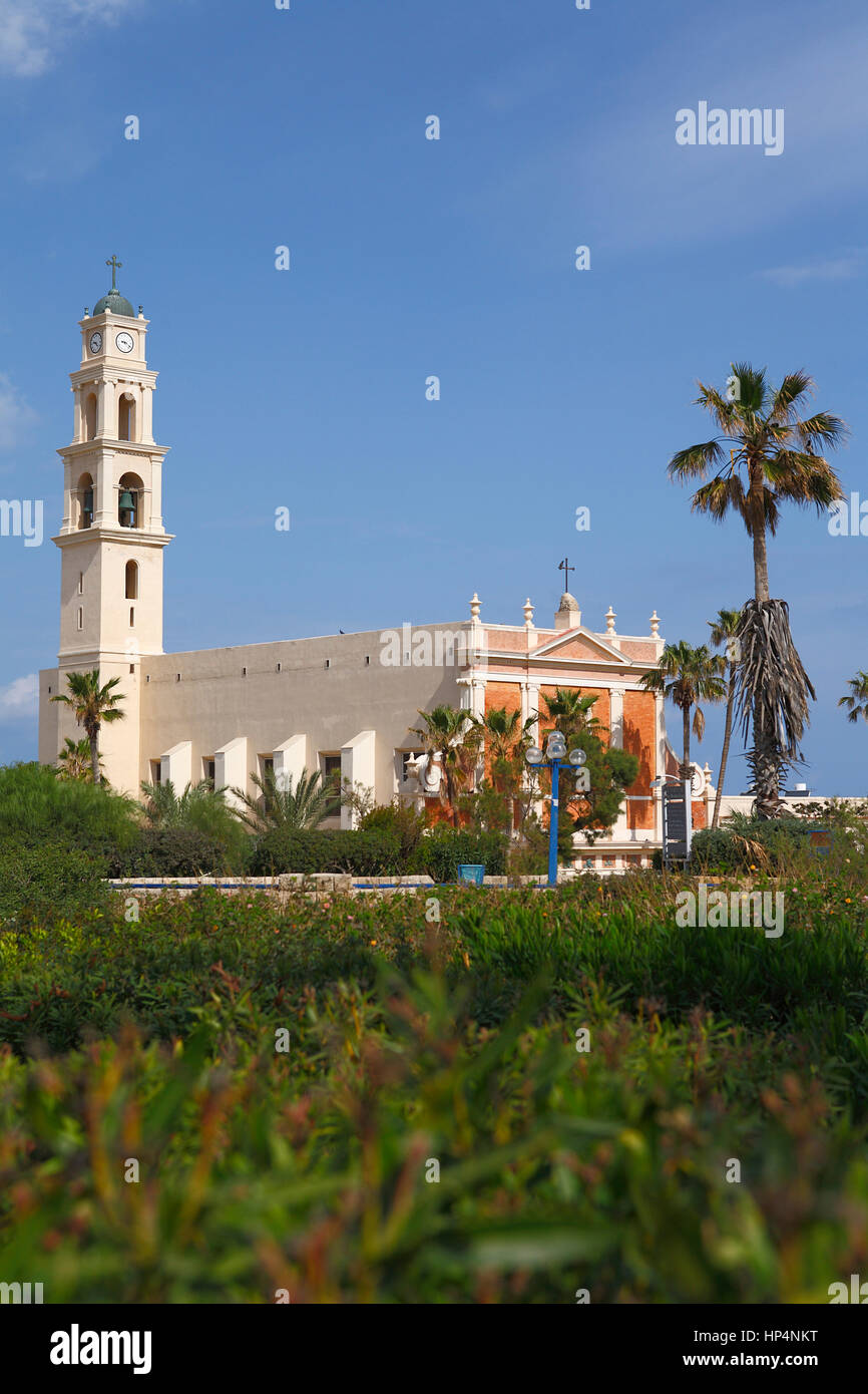 La chiesa di san Pietro nella città vecchia, tel aviv-yafo, Israele Foto Stock