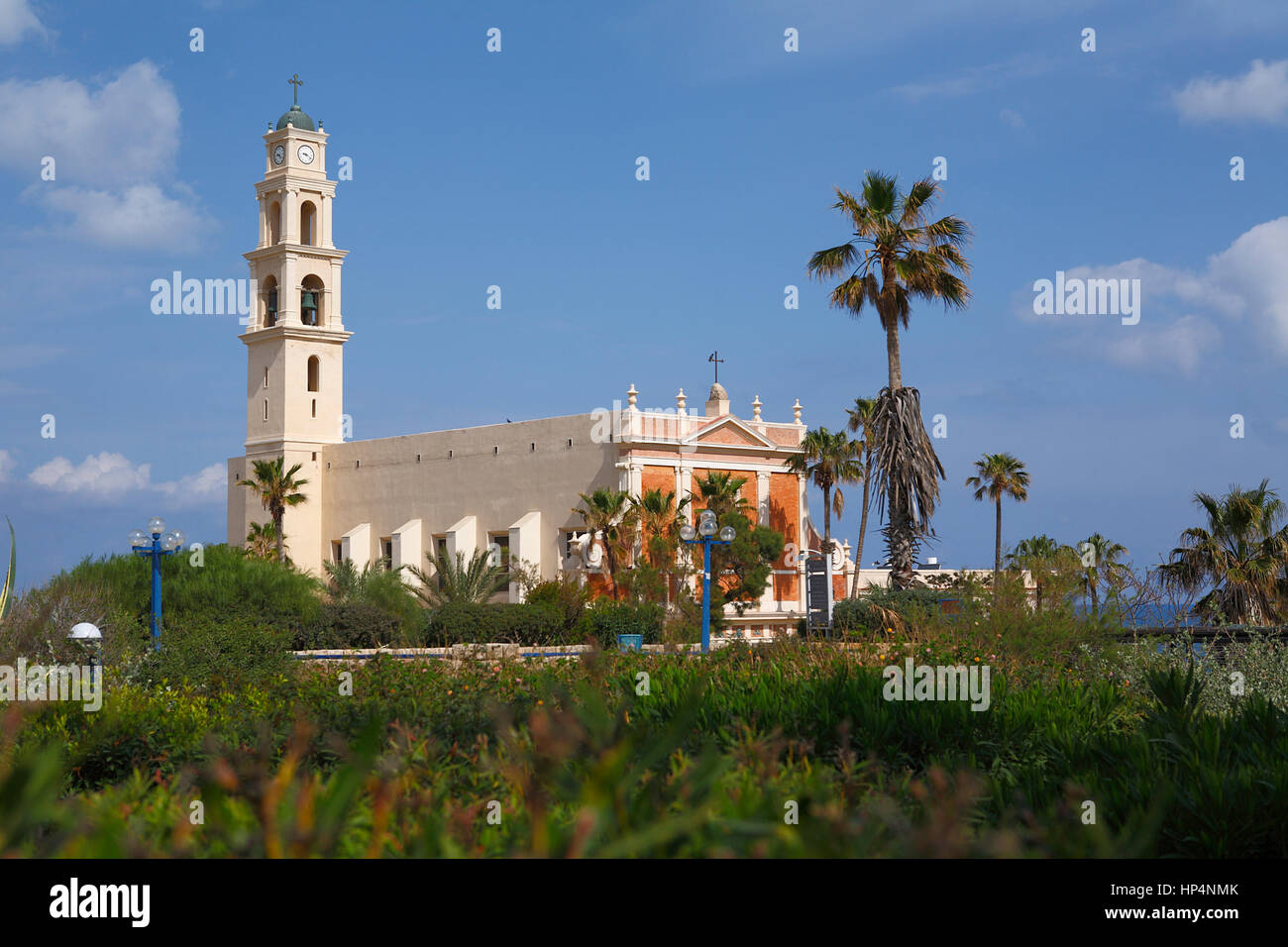 La chiesa di san Pietro nella città vecchia, tel aviv-yafo, Israele Foto Stock
