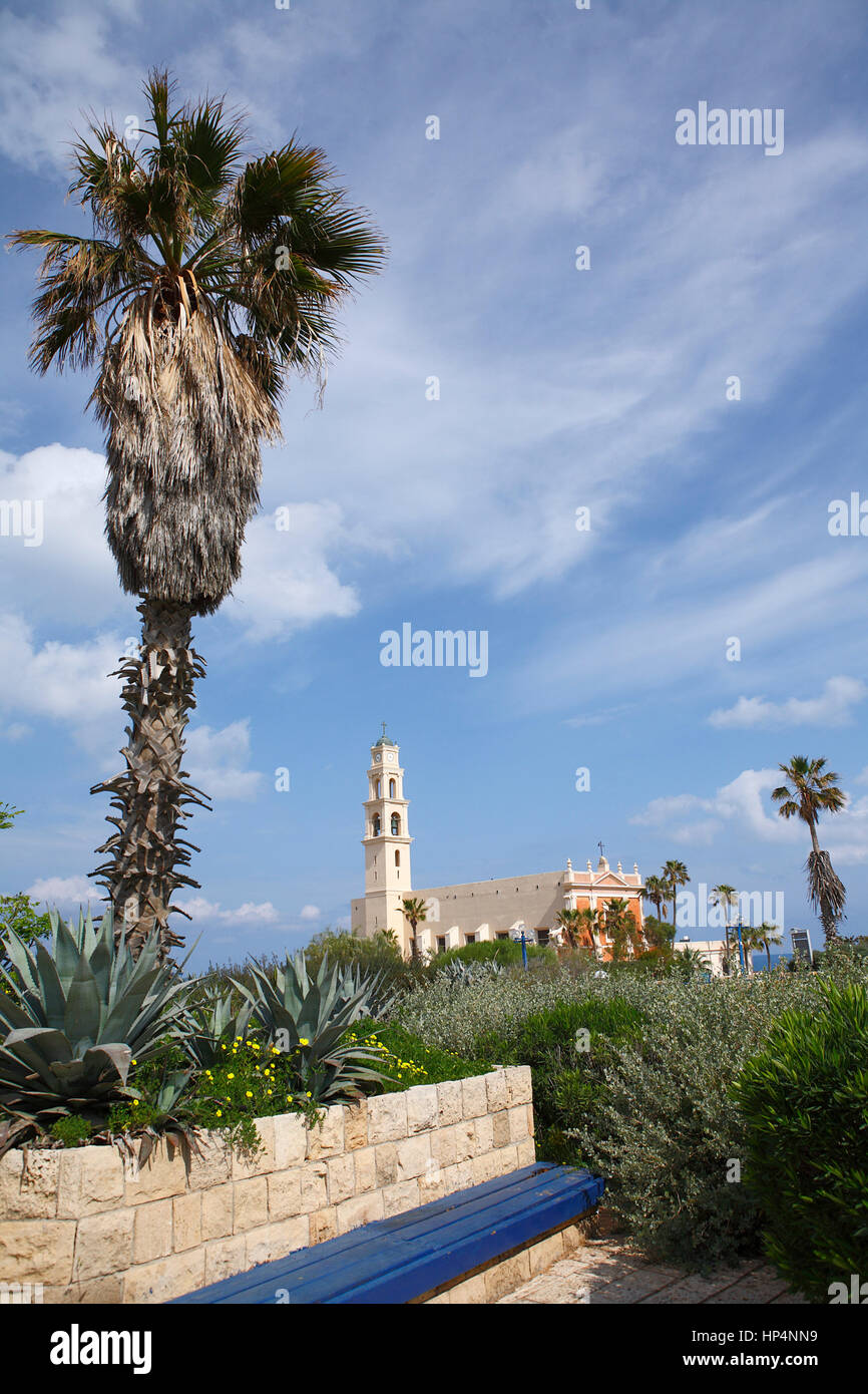 La chiesa di san Pietro nella città vecchia, tel aviv-yafo, Israele Foto Stock