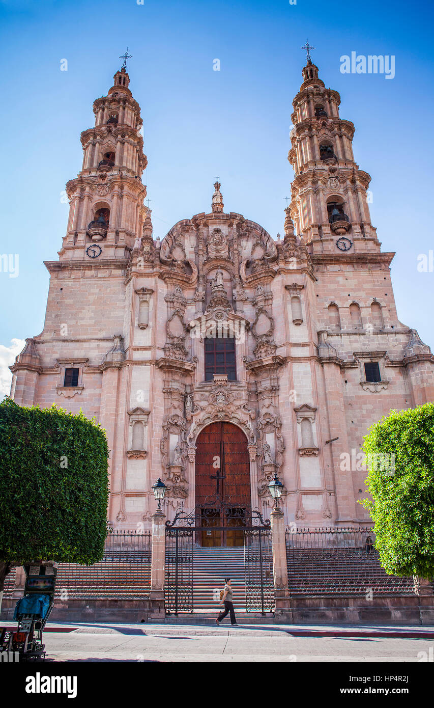 Parroquia de la Asunción de María, Lagos de Moreno, Jalisco, Messico Foto Stock