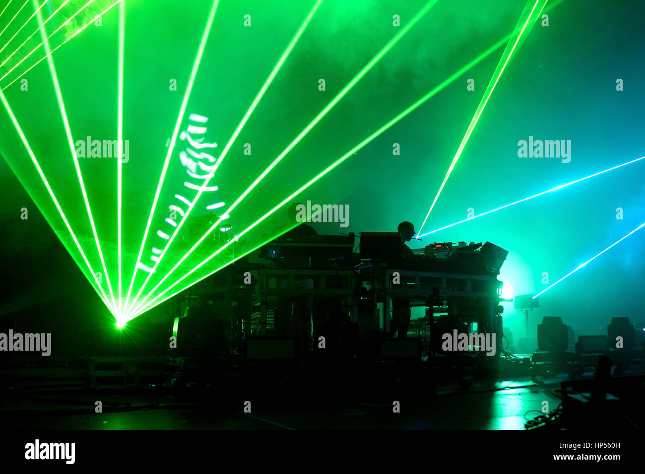 Barcellona - Jun 20: Il Chemical Brothers (electronic dance music band) musica live performance al Sonar Festival il 20 giugno 2015 a Barcellona, Spagna. Foto Stock