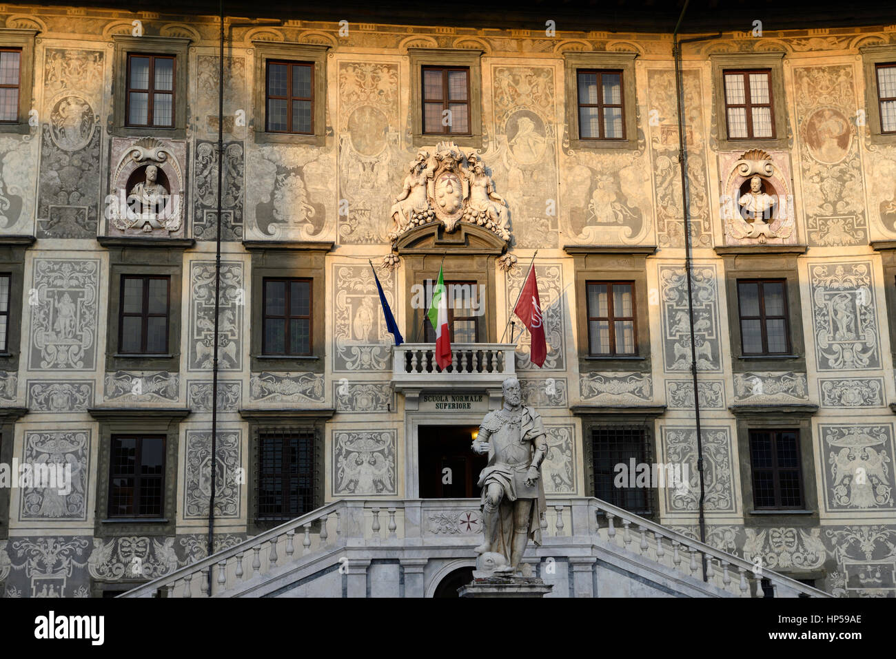 Scuola Normale Superiore Università di Pisa Palazzo della Carovana dei Cavalieri Piazza Dei Cavalieri Pisa Italia Mondo RM Foto Stock