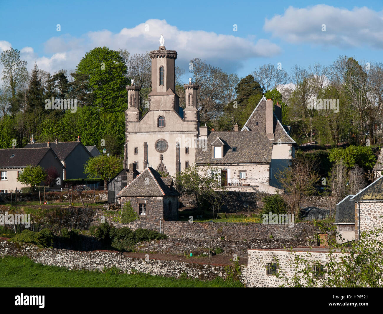 Cappella Notre-Dame-de-Lorette - Salers Foto Stock