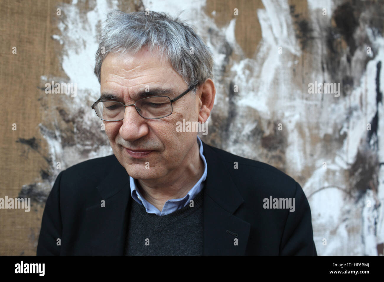 Ritratto di (Ferit) Orhan Pamuk 19/01/2017 ©Basso CANNARSA/Opale Foto Stock