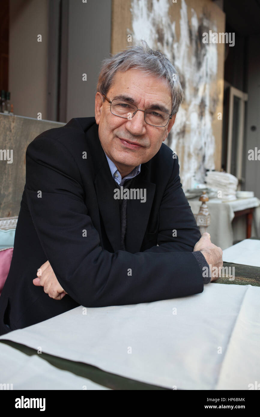 Ritratto di (Ferit) Orhan Pamuk 19/01/2017 ©Basso CANNARSA/Opale Foto Stock