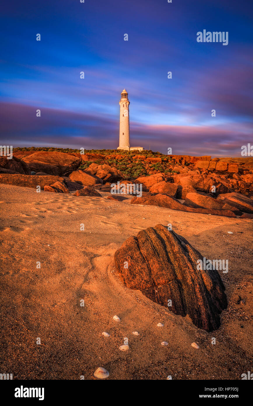 Cape Leeuwin Lighthouse, Augusta, Australia occidentale Foto Stock