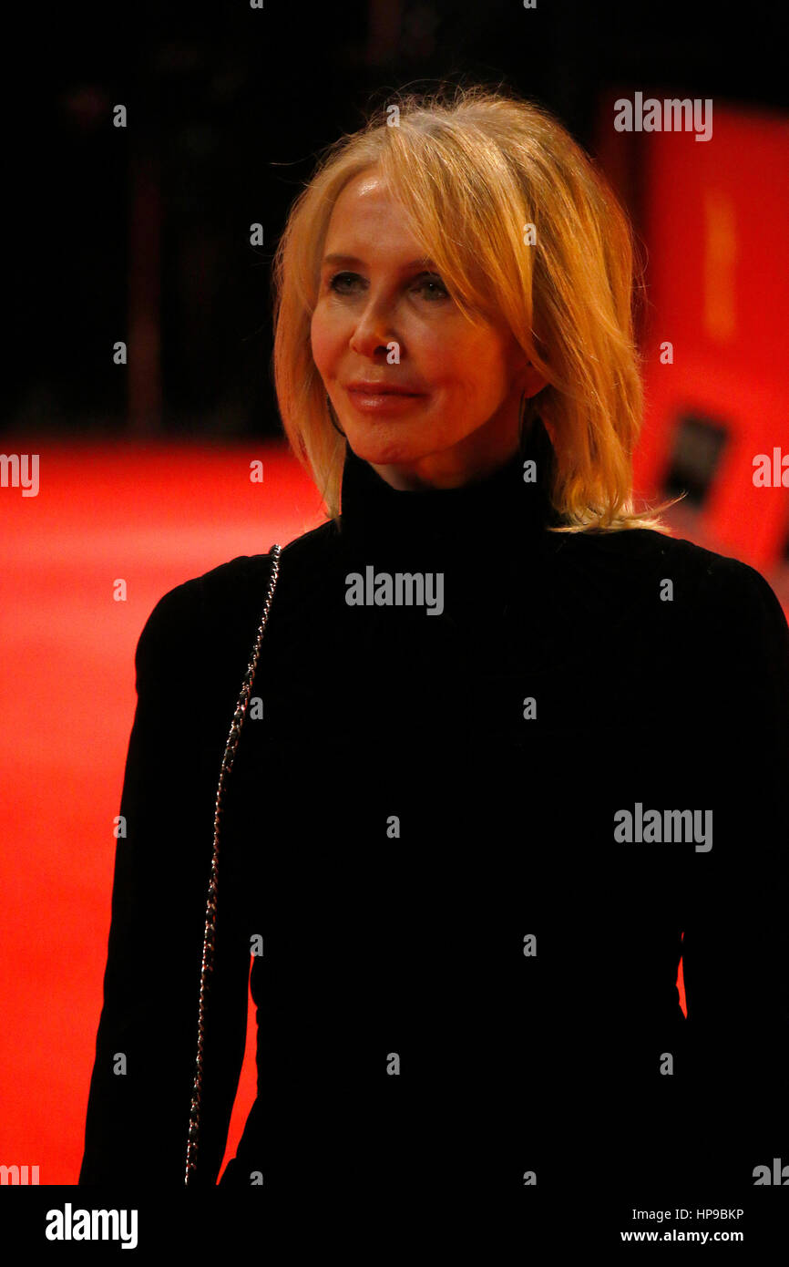 Trudy Styler (Ehefrau von Sting) - Berlinale Palast, Roter Teppich - Impressionen - Berlinale 2017, 16. Februar 2017, Berlino. Foto Stock
