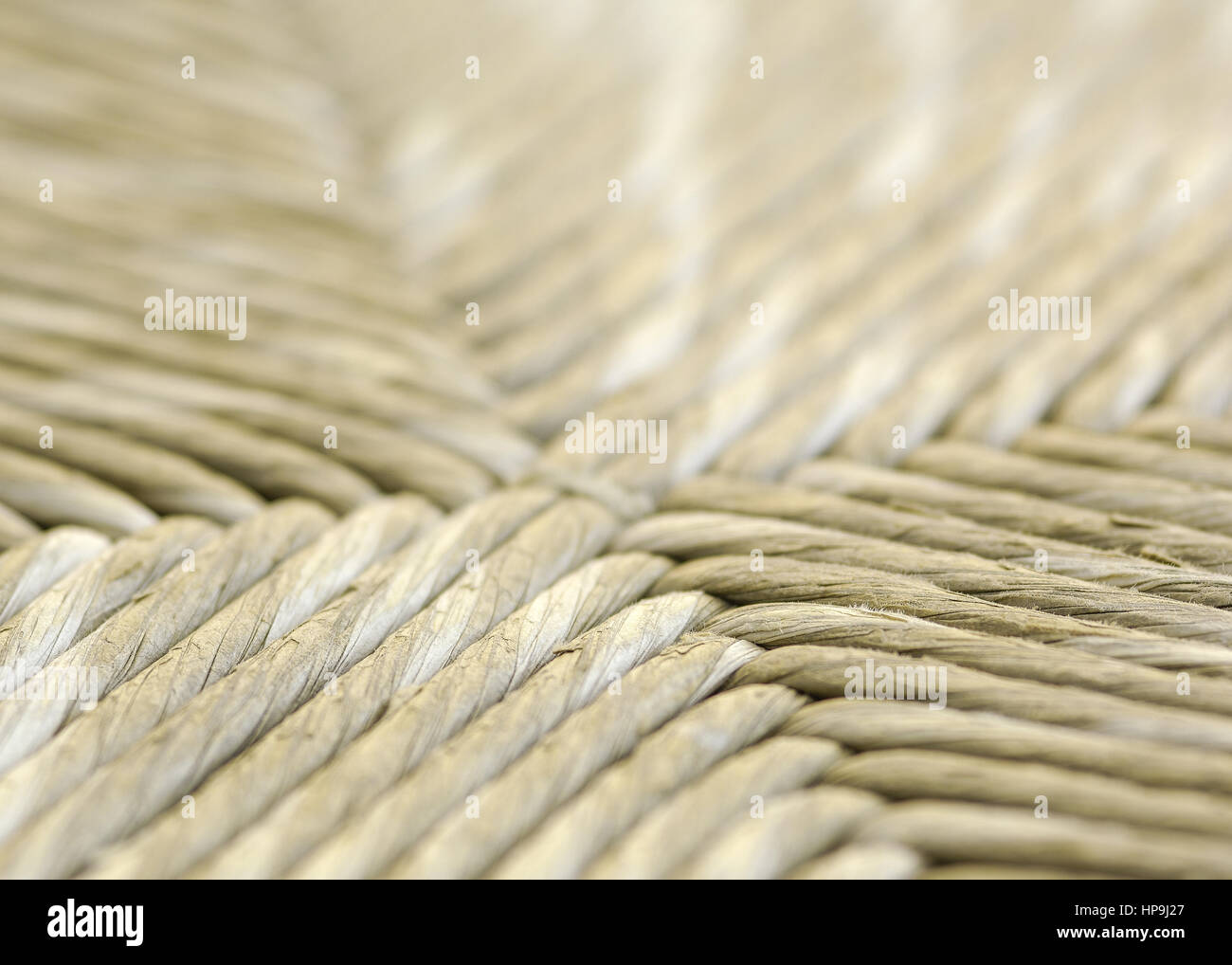 Geflecht aus liberiane, sitzflaeche Foto Stock