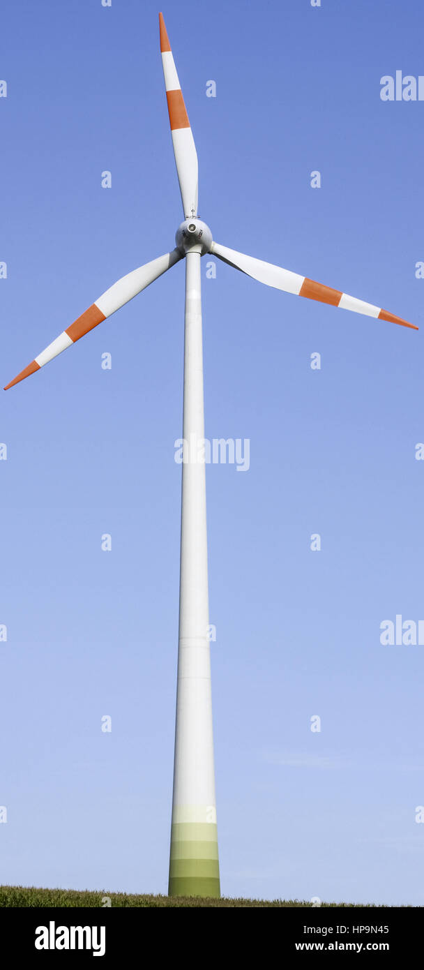 Windkraftrotor Foto Stock