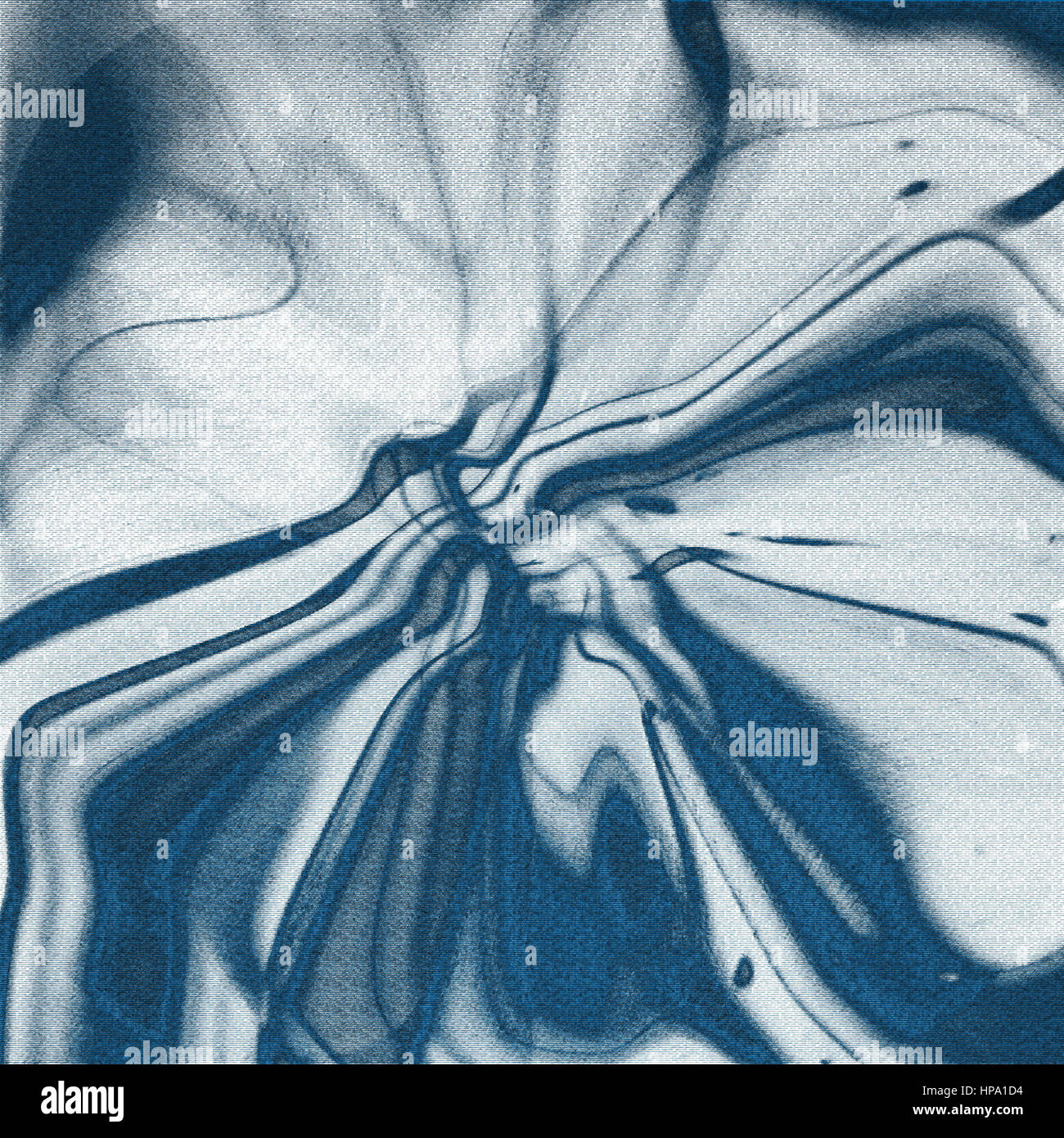 Abstract bicromia opere d'arte digitale. Alcune texture applicata. Foto Stock