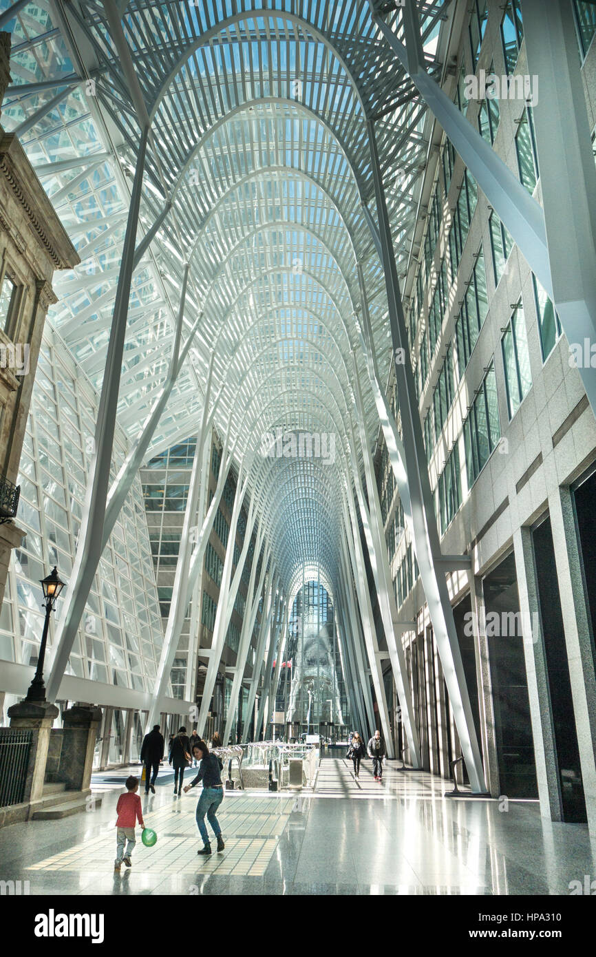 Allen Lambert Galleria in luogo Brookfiled inToronto, Ontario Canada Foto Stock