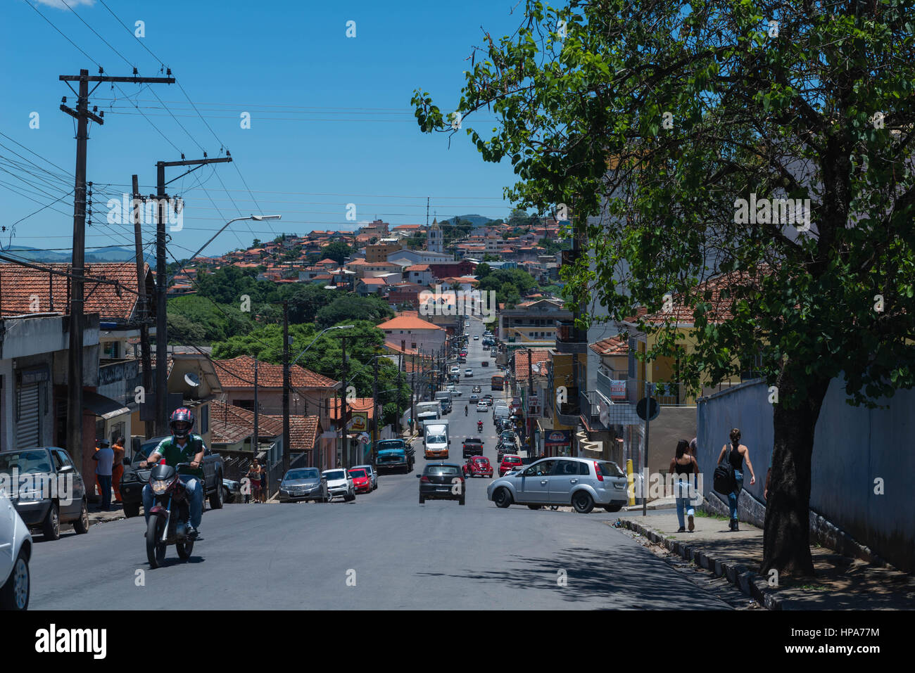 Città di Camanducaia, Minas Gerais, Brasile, Sud America Foto Stock