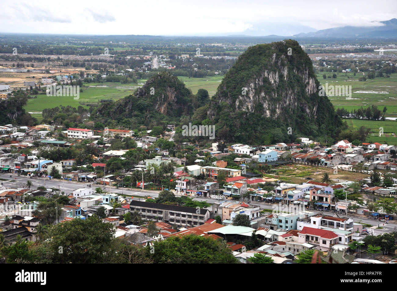 Da Nang Beach, Vietnam. Denominato anche la Cina spiaggia, era il luogo dove la American unità MASH azionato durante la guerra del Vietnam Foto Stock