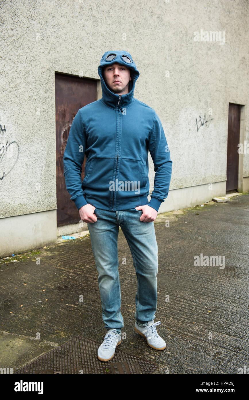 Hooligan abbigliamento moda Foto stock - Alamy