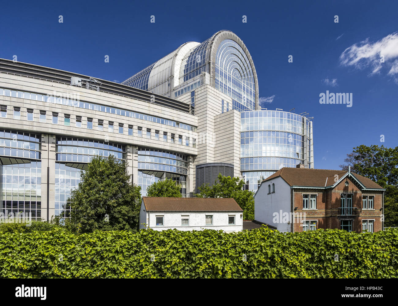 Europaeisches parlament in bruessel, belgien Foto Stock