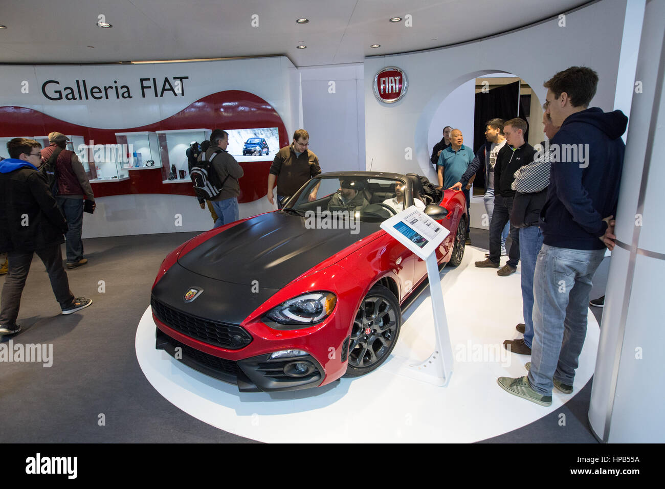 Fiat Abarth spider Foto Stock