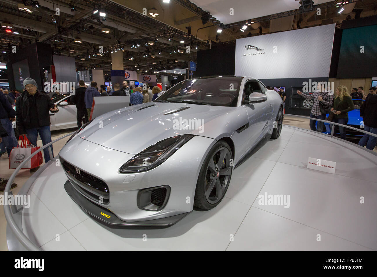 Jagour F tipo 400 al 2017 Toronto auto show Foto Stock