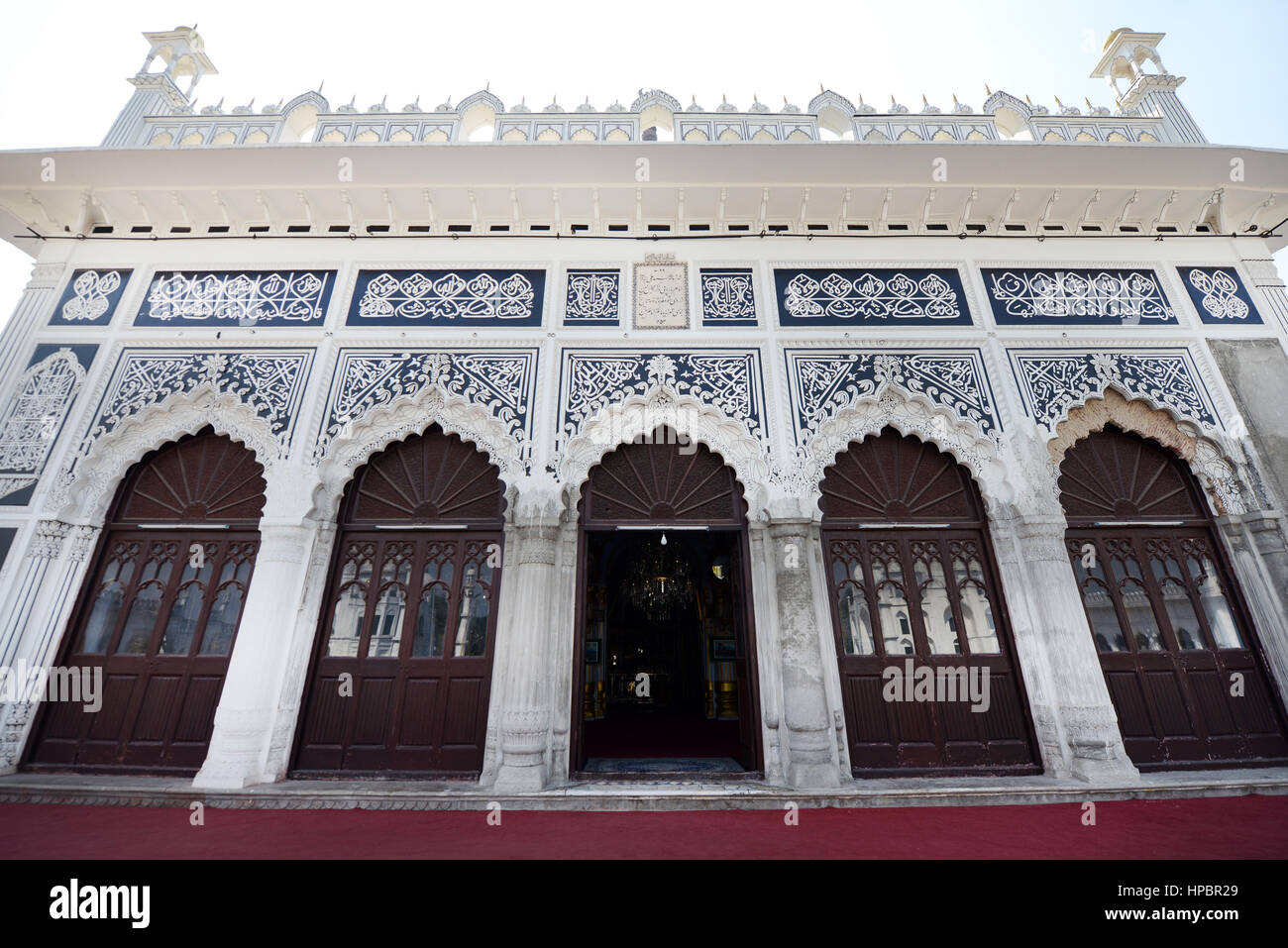 La bellissima Chota Imambara nella città di Lucknow, India. Foto Stock