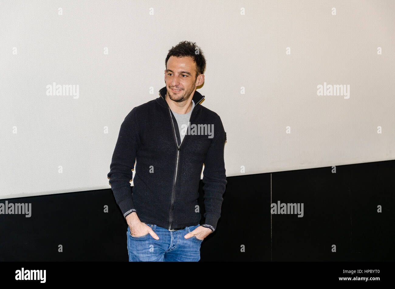 Madrid, Spagna. Xx Febbraio, 2017. Incontro con i filmaker spagnolo Alejandro Amenábar nel Film Academy con Madrid, Spagna, il 20 febbraio 2017. Credito: Enrique Davó/Alamy Live News. Foto Stock