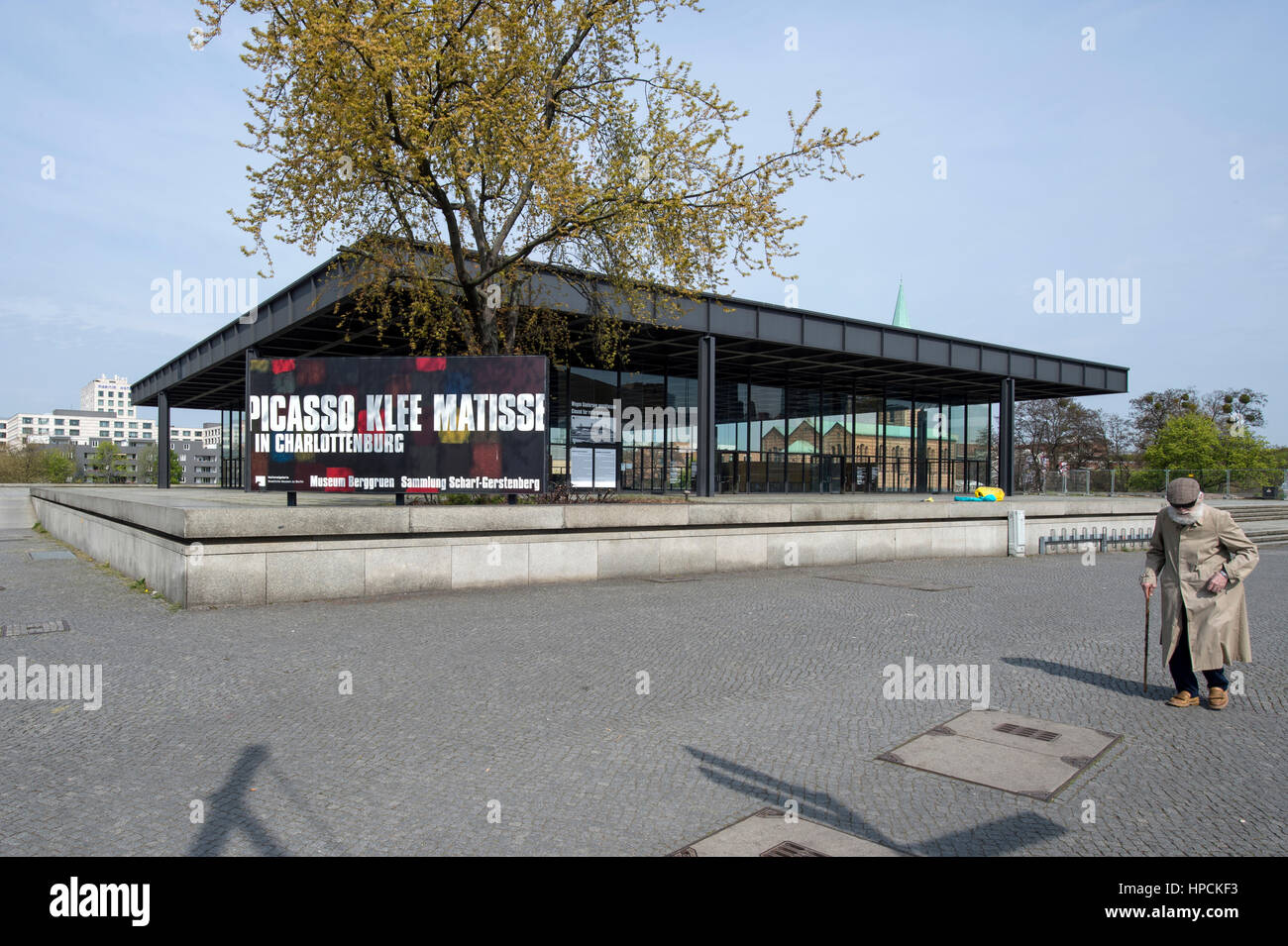 La germania,Berlino,Neue Nationalgalerie Foto Stock