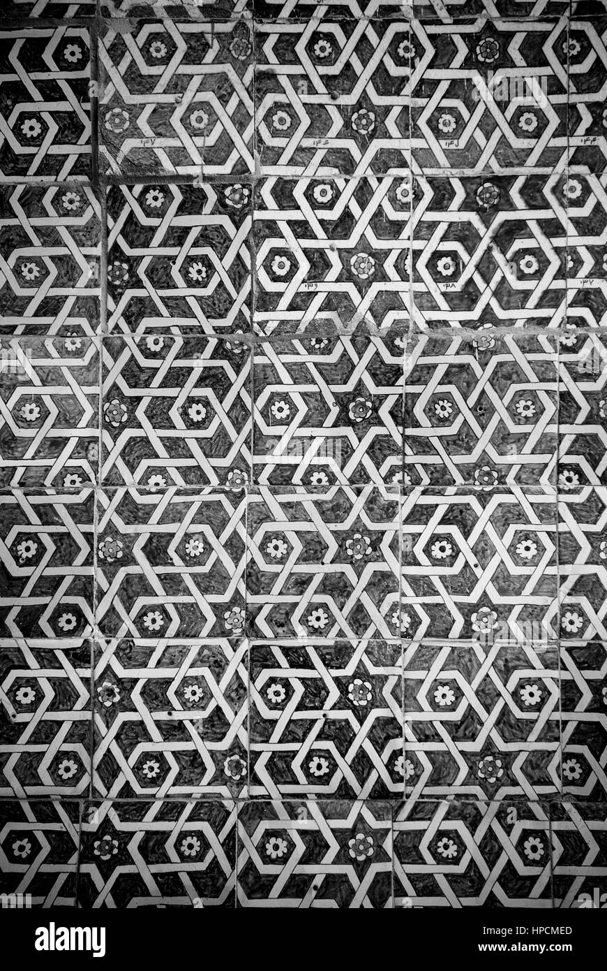 Grunge sfondo con decorazioni orientali Foto Stock