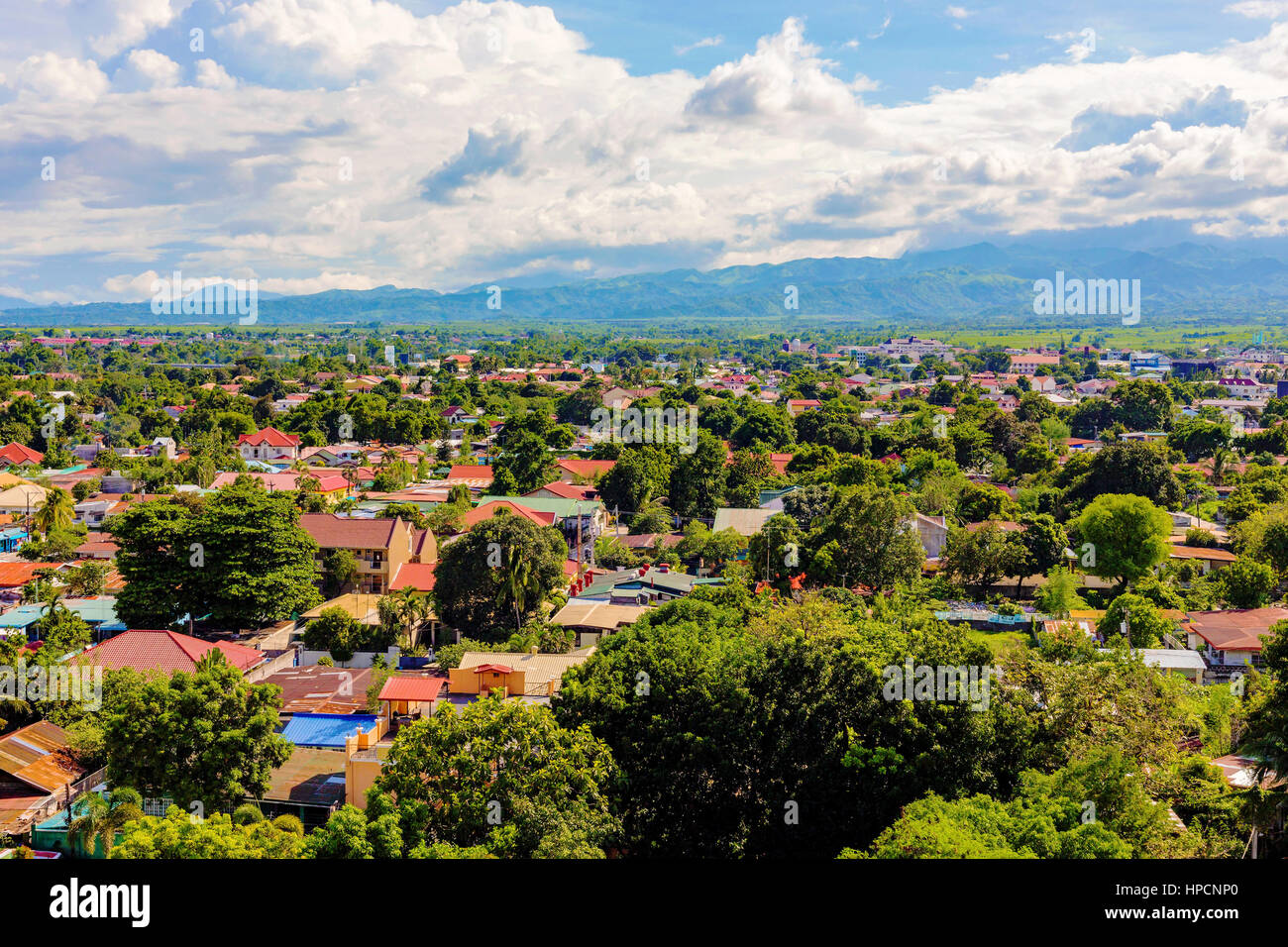 Zona residenziale in Clark economica Angeles city nelle Filippine Foto Stock