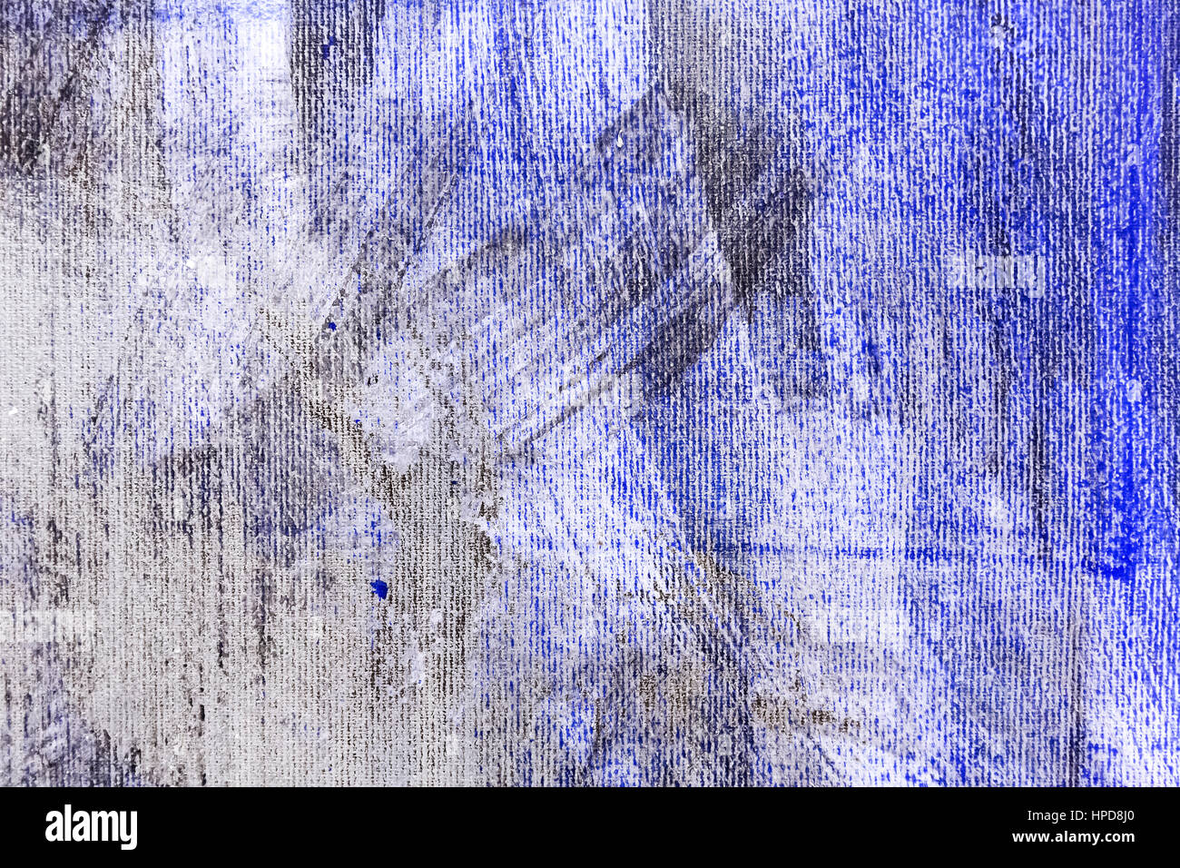 Arte astratta grunge colorati textured dipinte a mano sullo sfondo di tela Foto Stock