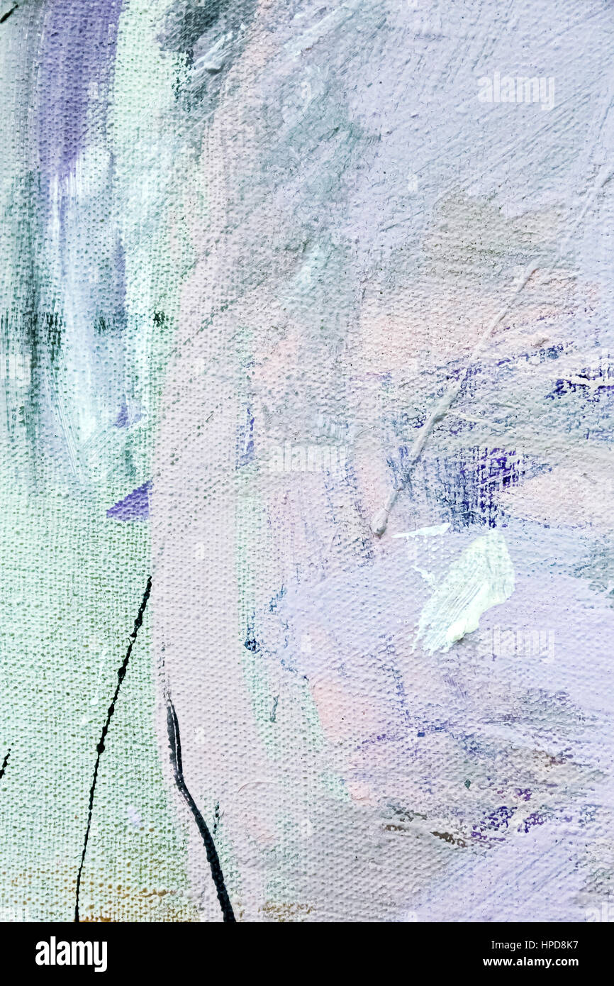 Arte astratta grunge colorati textured dipinte a mano sullo sfondo di tela Foto Stock