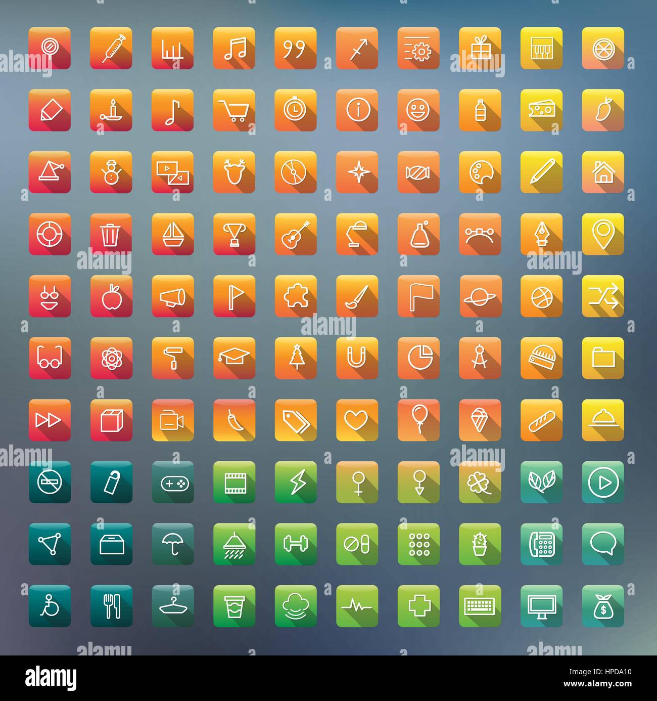 Icona vettore di raccolta di contenuti di applicazioni Illustrazione Vettoriale