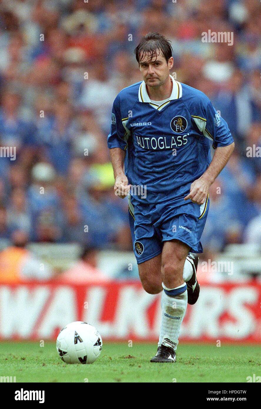 STEVE CLARKE Chelsea FC 04 Agosto 1997 Foto Stock