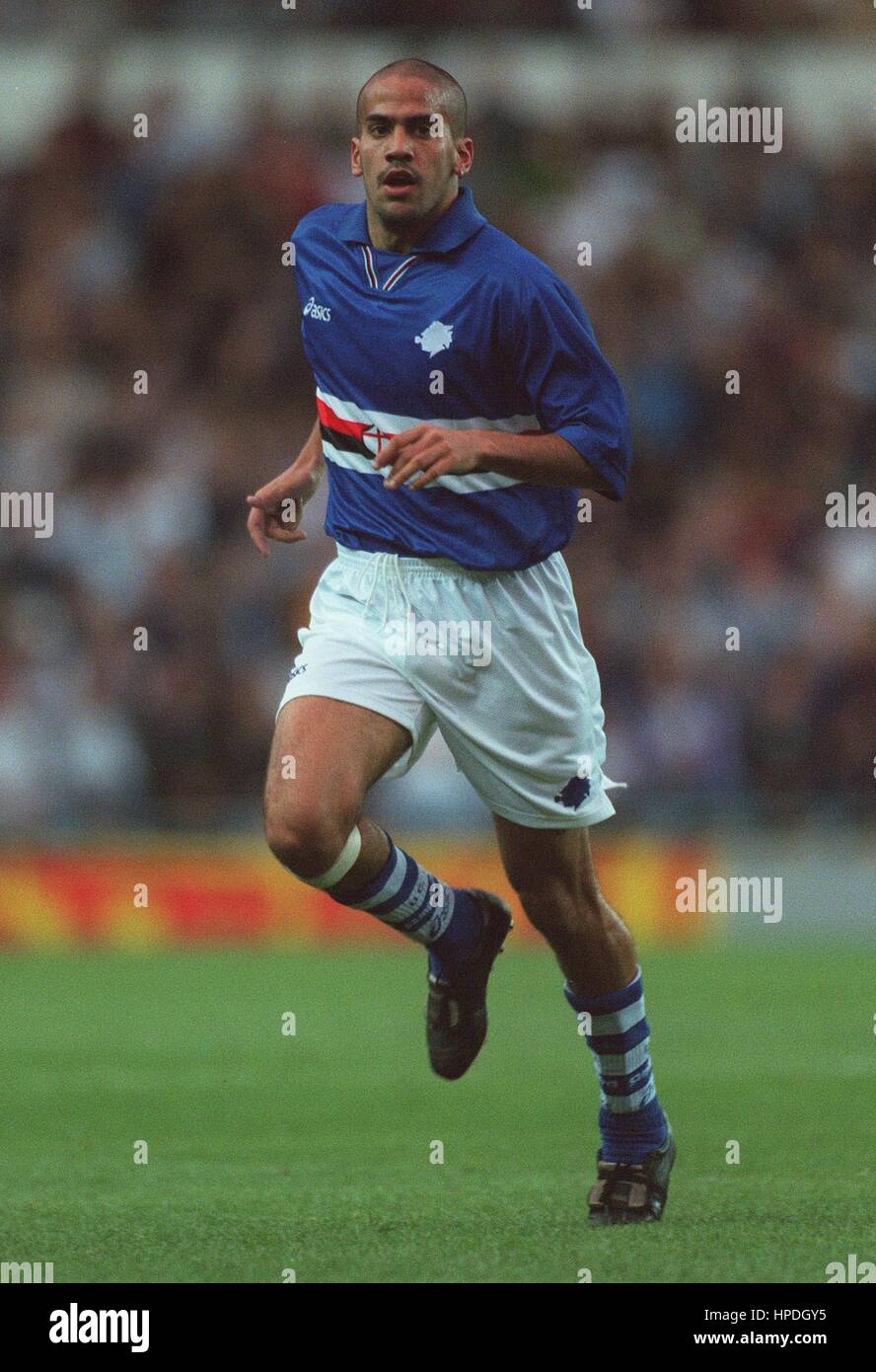 JUAN SEBASTIAN VERON SAMPDORIA FC 05 Agosto 1997 Foto Stock