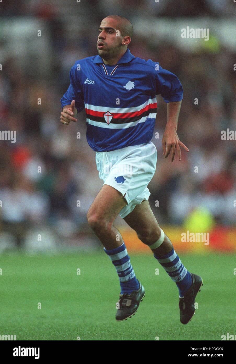 JUAN SEBASTIAN VERON SAMPDORIA FC 05 Agosto 1997 Foto Stock