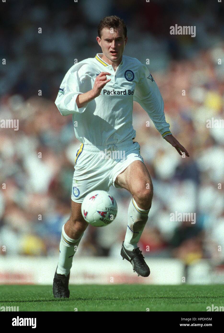 DAVID WETHERALL Leeds United FC 11 Agosto 1997 Foto Stock