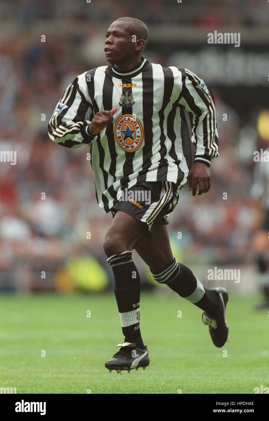 FAUSTINO ASPRILLA Newcastle United FC 12 Agosto 1997 Foto Stock