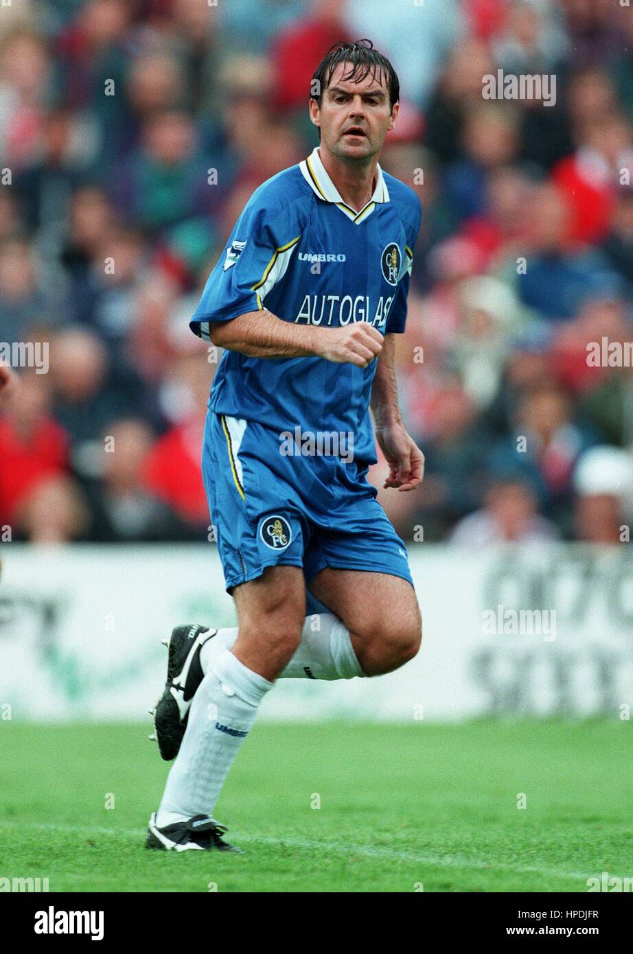 STEVE CLARKE Chelsea FC 24 Agosto 1997 Foto Stock