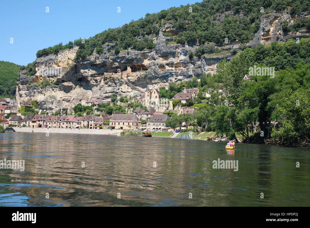 La Roque-Gageac Foto Stock