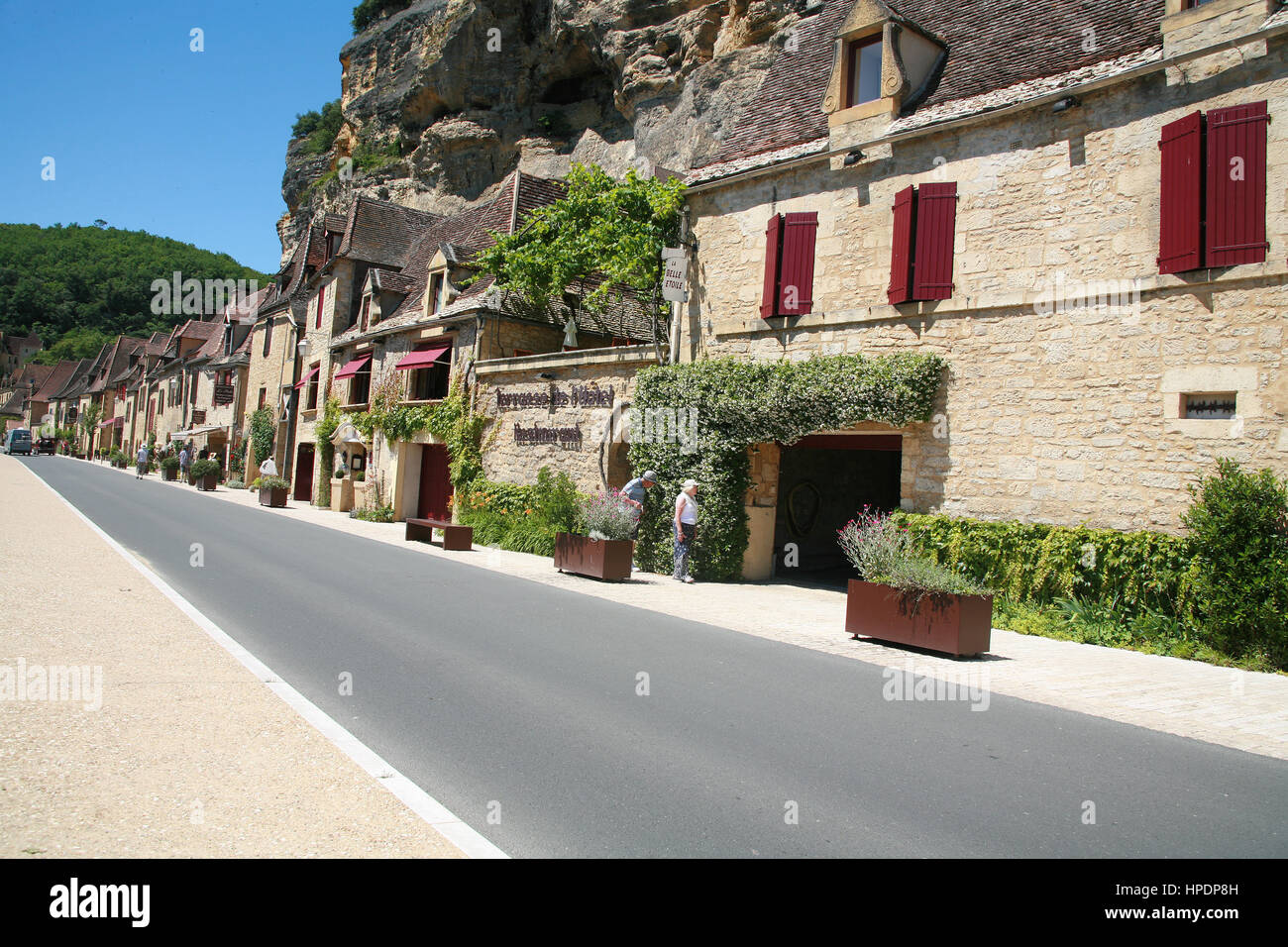 La Roque-Gageac Foto Stock